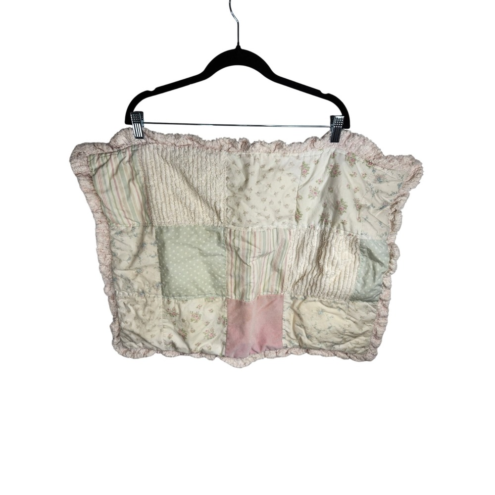 Simply Shabby Chic Kids Standard Pillow Sham Patchwork Floral Textured Cottage